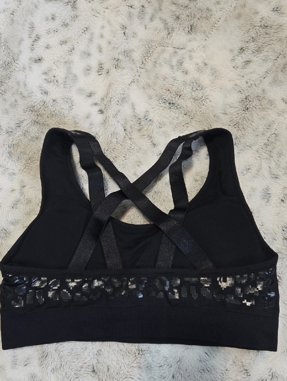 Puma Leopard Print Strappy Sports Bra - Picture 2 of 6